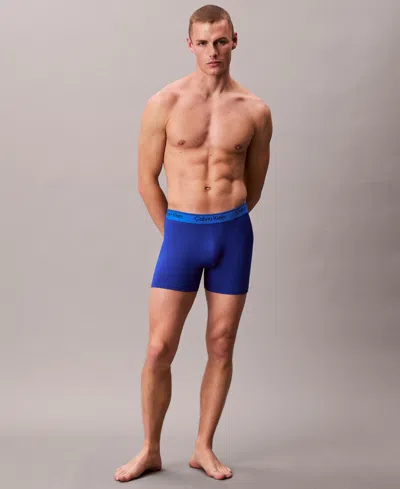 Calvin Klein Micro Stretch 3 Pack Boxer Briefs In Multi