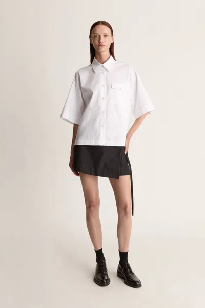 Lee Mathews Spencer Pocket Shirt In White