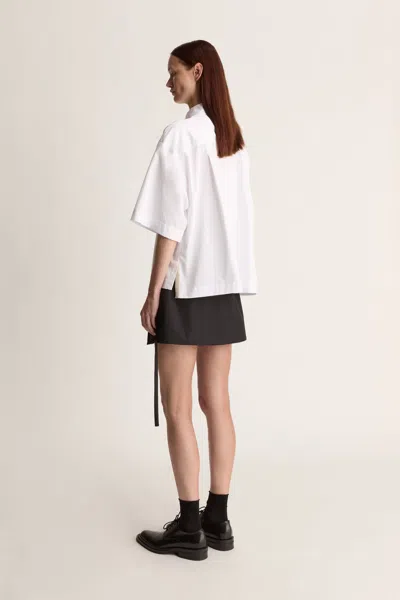 Lee Mathews Spencer Pocket Shirt In White