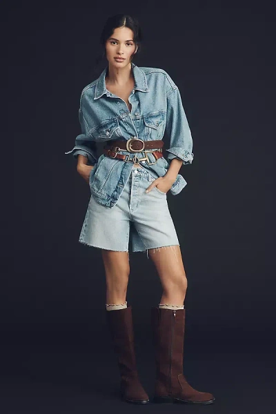 Streets Ahead Oval Buckle Belt In Brown