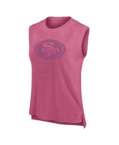 Fanatics Women's Pink Tampa Bay Buccaneers Studio Embrace Tank Top In Pink