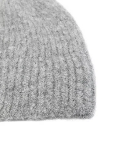 Dries Van Noten Beanie 03340 Moss 2709 M.k. In Gray
