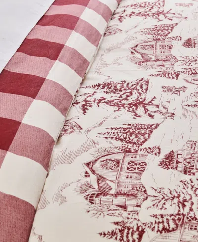 Levtex Home Winter Sleigh Ride Reversible 2-pc. Comforter Set, Twin In Red
