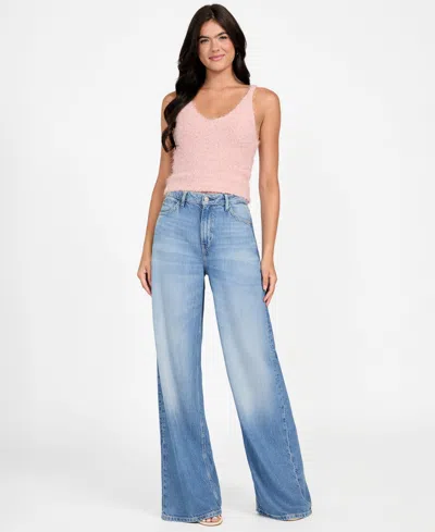 Guess Women's Bea Sleeveless Sweater Tank Top In Pink