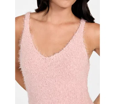 Guess Women's Bea Sleeveless Sweater Tank Top In Pink