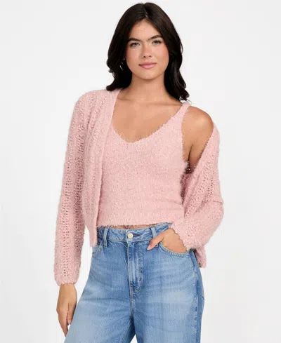 Guess Women's Bea Sleeveless Sweater Tank Top In Pink