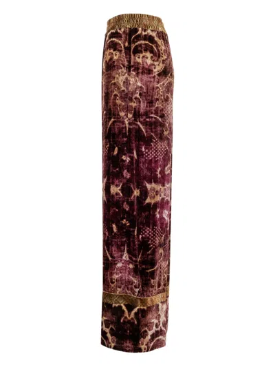 Pierre-louis Mascia Pierre Louis Mascia Patterned Pants In Multi