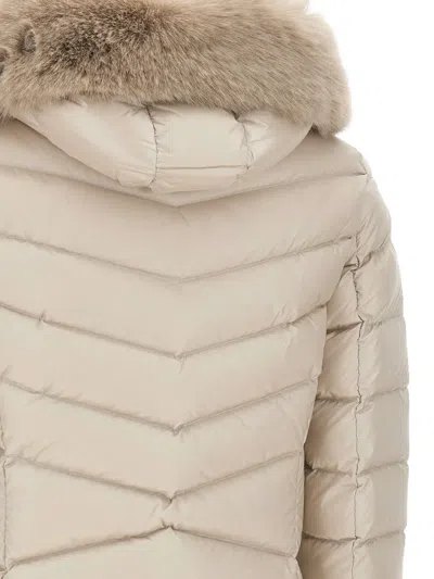 Colmar Fur-trimmed Jacket In Neutral