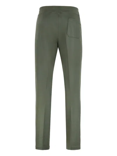 Moorer Matthew Virgin Wool Track Pants In Green