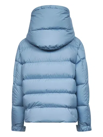 Moncler Maya Short Down Jacket In Blue