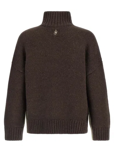 Jw Anderson Two Tone Patch Pocket Sweater In Multi