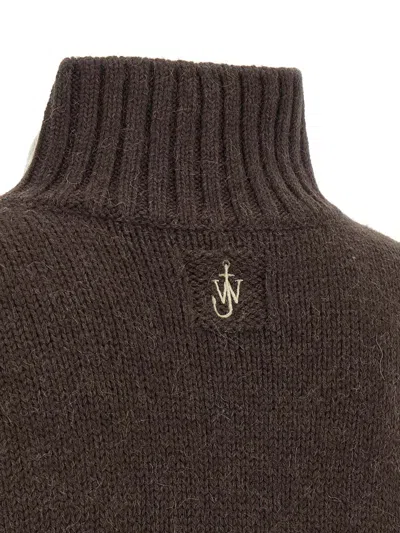 Jw Anderson Two Tone Patch Pocket Sweater In Multi