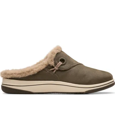 Clarks Wide Width Breeze Myth Slipon In Green