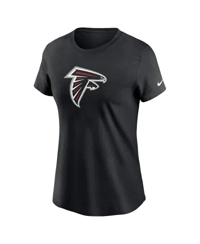 Nike Atlanta Falcons Primary Logo  Women's Nfl T-shirt In Black