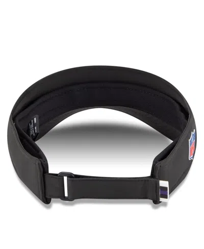 New Era Men's Black Baltimore Ravens 2025 Sideline Visor Hat In Black