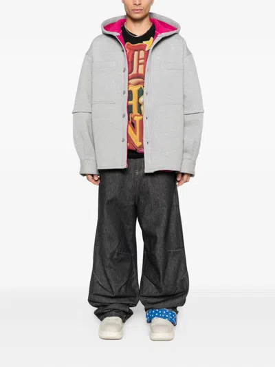 LOGO细节连帽夹克