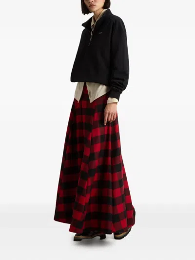 Woolrich Zip-up Sweatshirt In Black