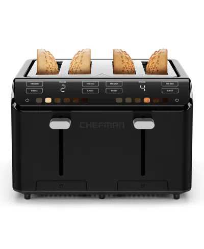 Chefman Smart Touch 4-slice Digital Toaster In Black