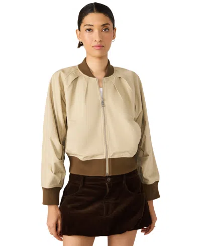 Steve Madden Women's Bray Collar Jacket In Brown