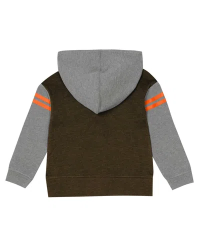 Outerstuff Toddler 2-piece Cincinnati Bengals Club House Long Sleeve Hoodie Top And Leggings Set In Gray