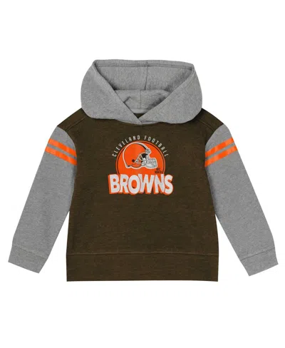 Outerstuff Toddler 2-piece Cincinnati Bengals Club House Long Sleeve Hoodie Top And Leggings Set In Gray