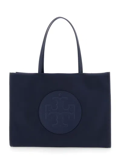 Tory Burch Ella Small Tote In Blue