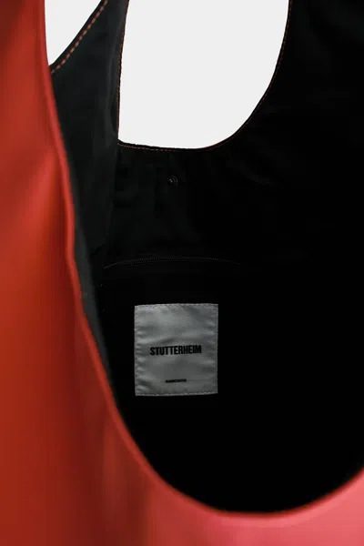 Stutterheim Svea Puffer Bag Matt In Red