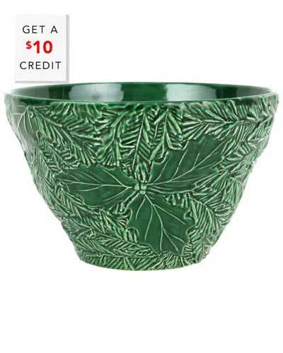 Vietri Lastra Figural Small Deep Bowl In Green