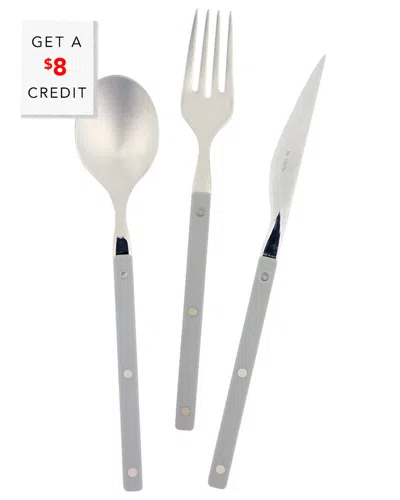 Vietri Pastello 3pc Place Setting In Gray
