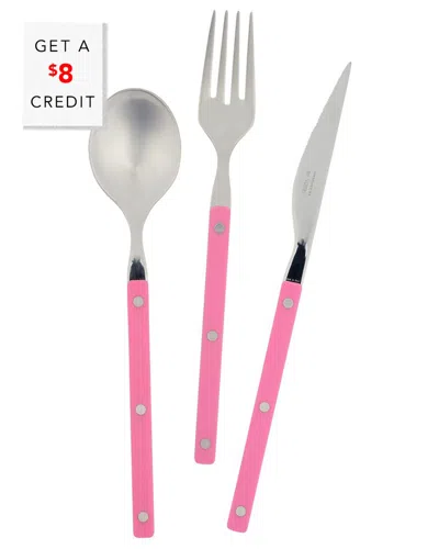 Vietri Pastello 3pc Place Setting In Pink
