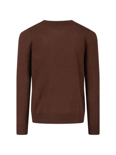 Polo Ralph Lauren Men's Sweaters Ralph Lauren - Ls Cn Pp Long Sleeve Pullover - Brown In Brown