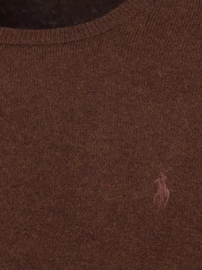 Polo Ralph Lauren Men's Sweaters Ralph Lauren - Ls Cn Pp Long Sleeve Pullover - Brown In Brown