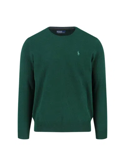 Polo Ralph Lauren Men's Sweaters Ralph Lauren - Ls Cn Pp Long Sleeve Pullover - Green In Green