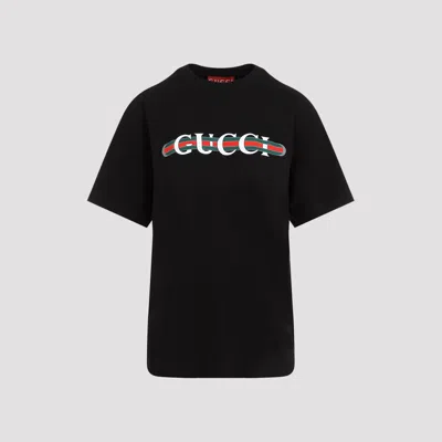 Gucci New 70s Cotton T-shirt In Black