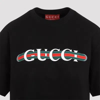 Gucci New 70s Cotton T-shirt In Black