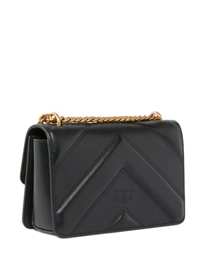 Pinko Love One Shoulder Bag In Black