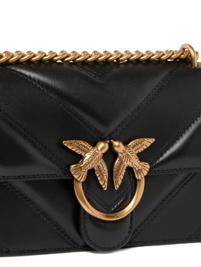 Pinko Love One Shoulder Bag In Black