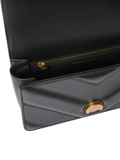 Pinko Love One Shoulder Bag In Black