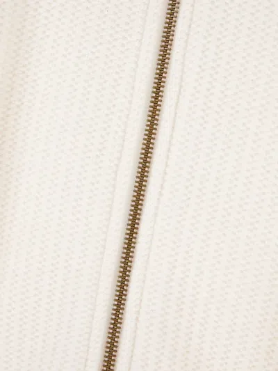 正面拉链针织夹克