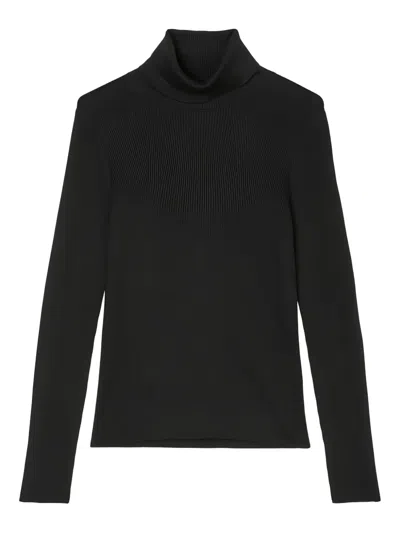 Marc O'polo Ribbed Turtleneck Top In Multi
