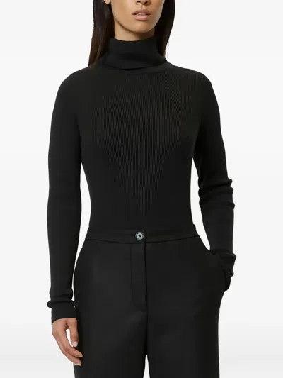 Marc O'polo Ribbed Turtleneck Top In Multi