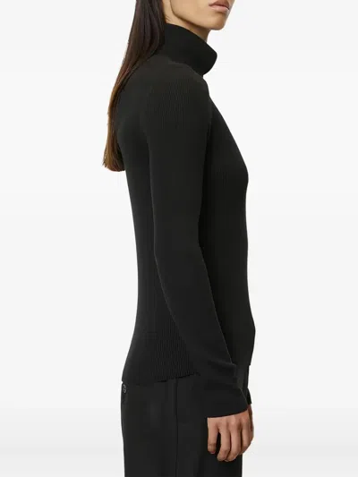 Marc O'polo Ribbed Turtleneck Top In Multi