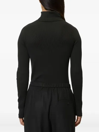 Marc O'polo Ribbed Turtleneck Top In Multi
