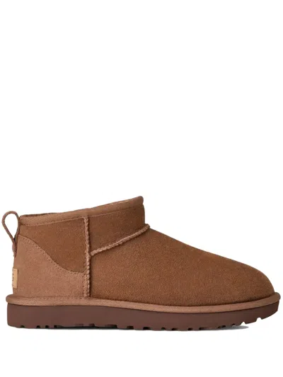 Ugg W Classic Micro Rocky Oak Mule In Brown
