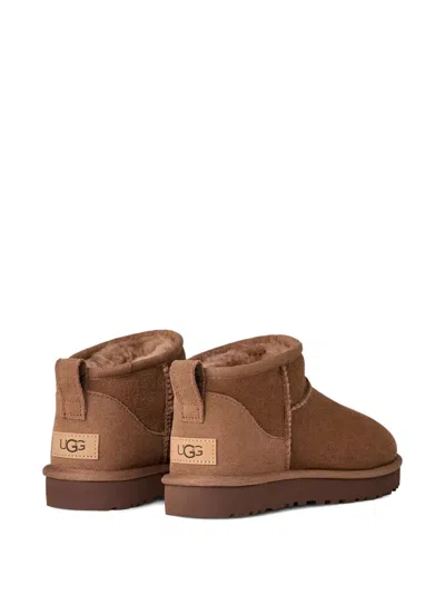 Ugg W Classic Micro Rocky Oak Mule In Brown