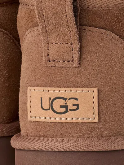 Ugg W Classic Micro Rocky Oak Mule In Brown