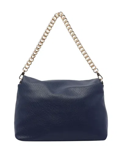Liu •jo Crossbody Bag With Adjustable Strap And Textured Finish In Blue