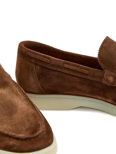 绒面皮皮质乐福鞋