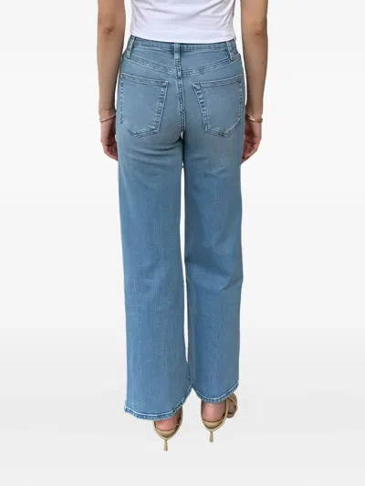 Frame Jeans With Belt Loops In Blue