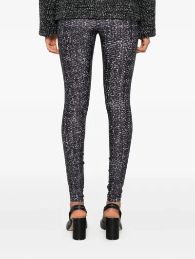 Diesel Ankle Length Straight Leg Trousers With Skirt In Black